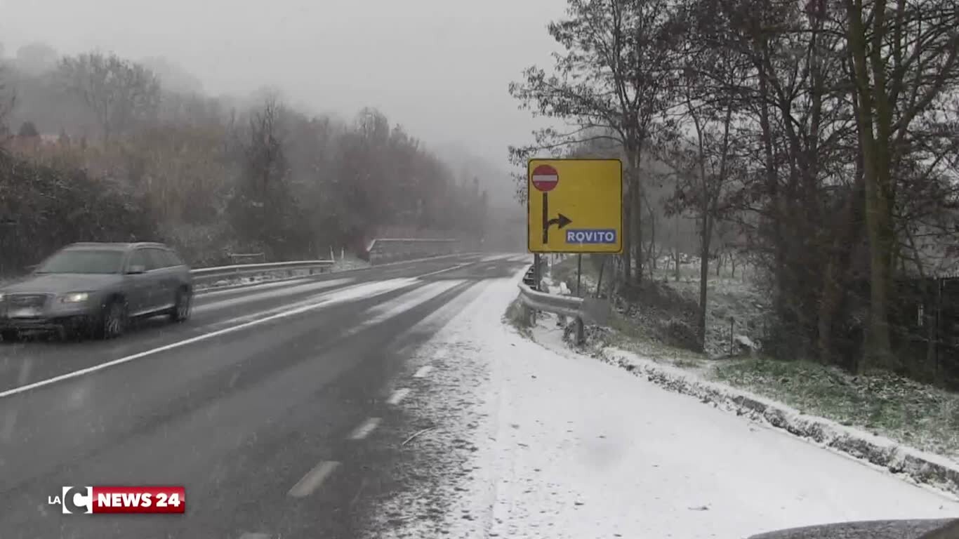 Nevica in Sila sugli impianti chiusi