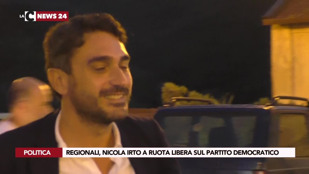 Regionali, Nicola Irto a ruota libera sul Partito Democratico