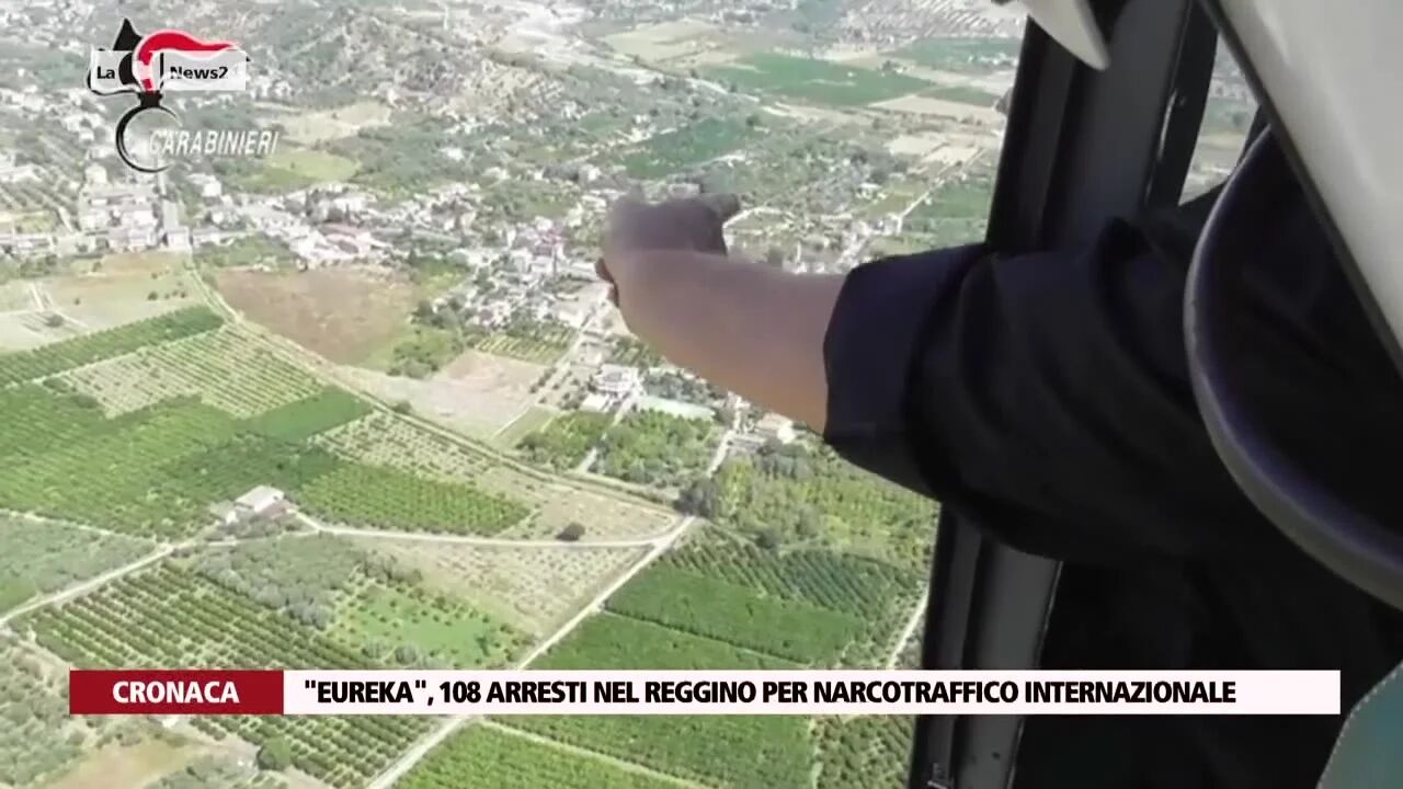 "Eureka", 108 arresti nel reggino per narcotraffico internazionale