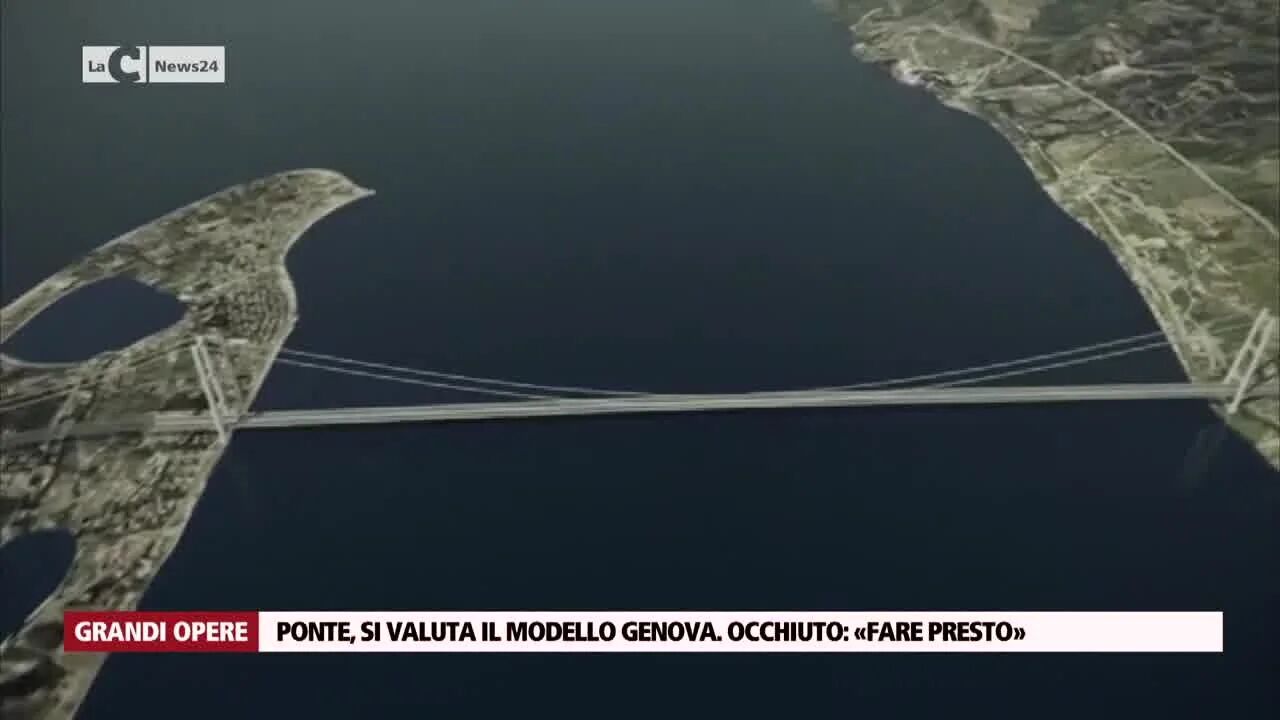 Ponte, si valuta il modello Genova. Occhiuto: «Fare presto»
