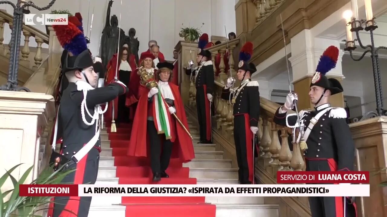La riforma della giustizia? «ispirata da effetti propagandistici»
