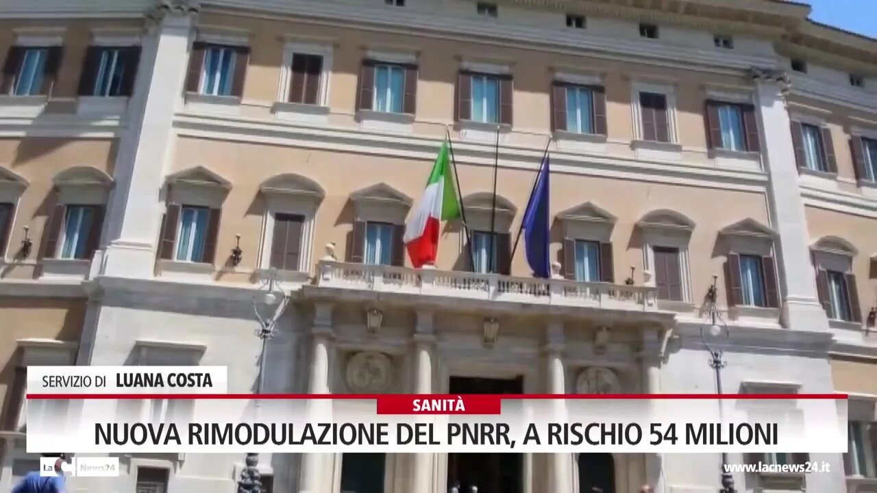 Nuova rimodulazione del Pnrr, a rischio 54 milioni