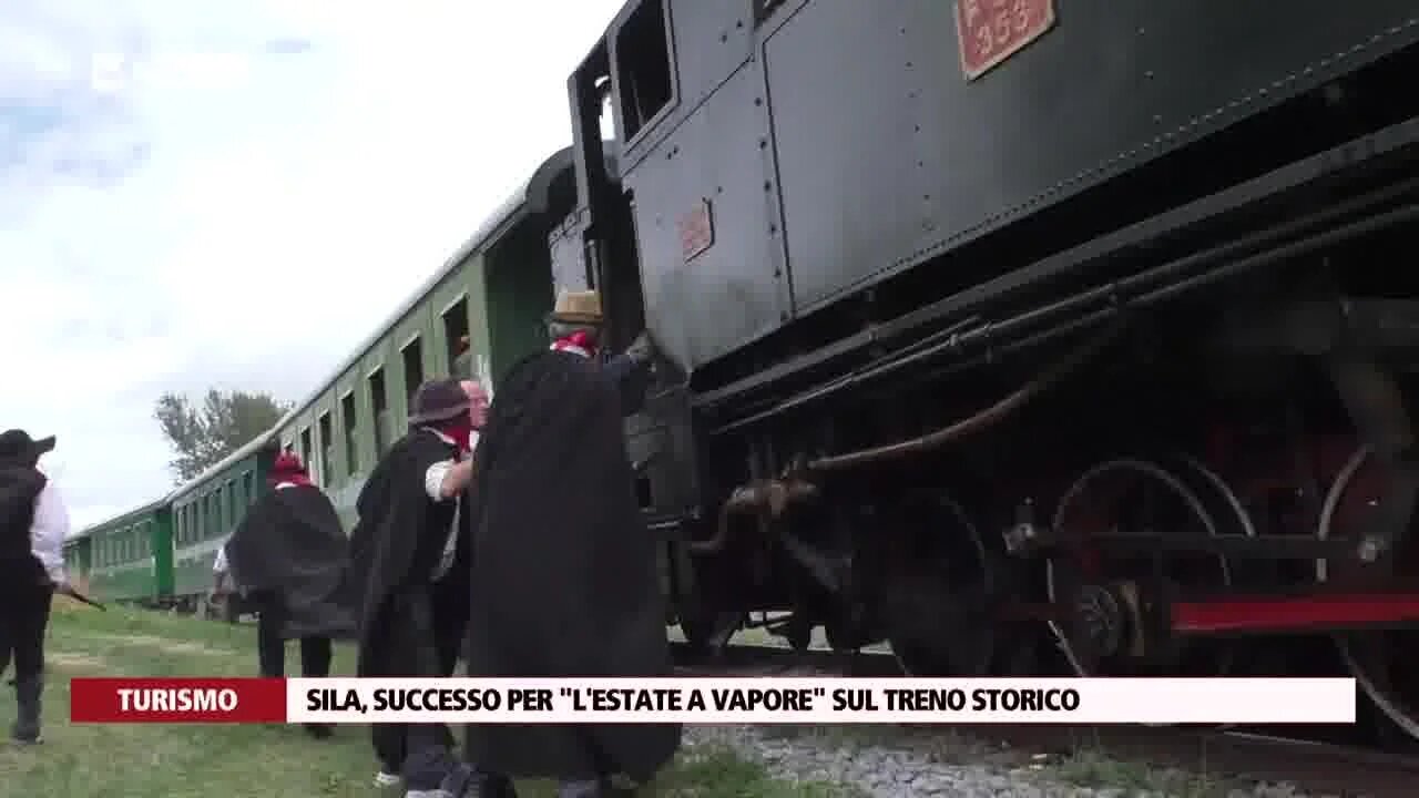 Sila, successo per l'estate a vapore sul treno storico