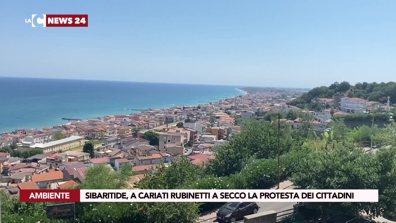 Sibaritide, a Cariati rubinetti a secco la protesta dei cittadini