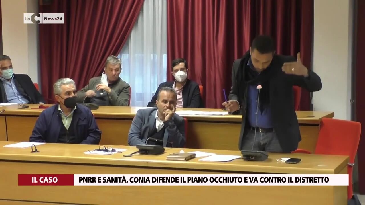 Pnrr e sanità, Conia difende il piano Occhiuto e va contro il distretto