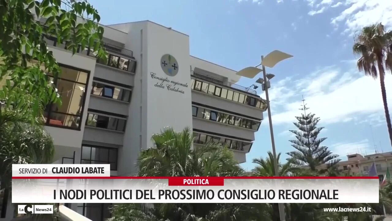 I nodi politici del prossimo Consiglio regionale