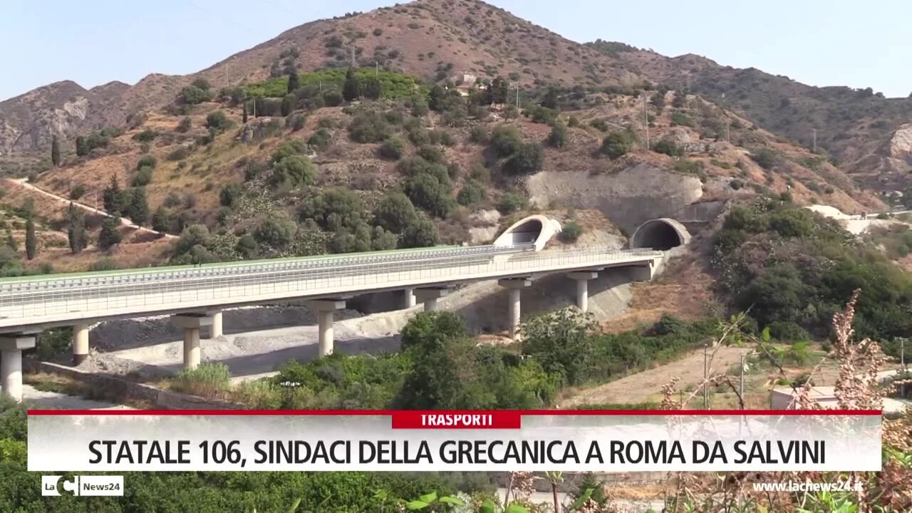 Statale 106, sindaci della Grecanica a Roma da Salvini
