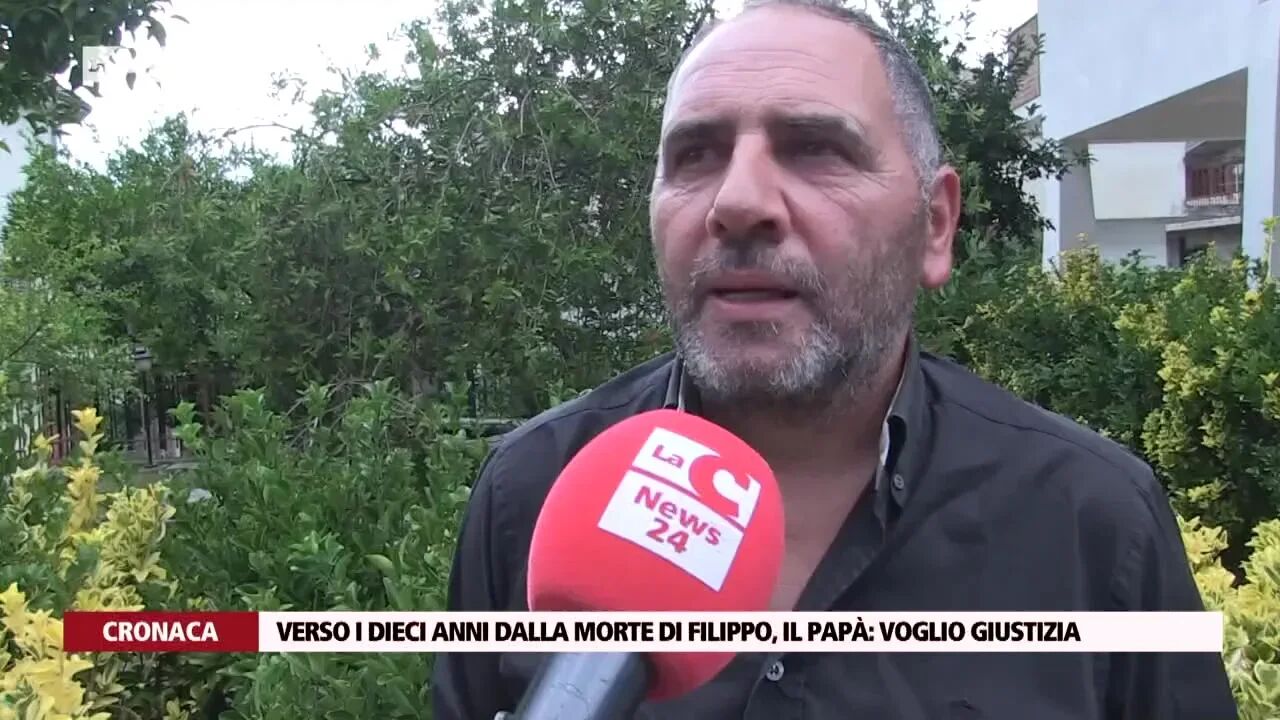 Verso i dieci anni dalla morte di Filippo, il papà: «Voglio giustizia»