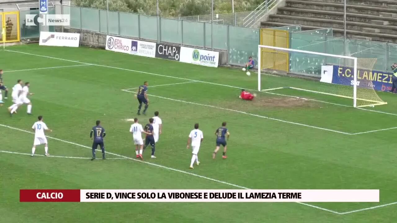 Serie D, vince solo la Vibonese e delude il Lamezia Terme