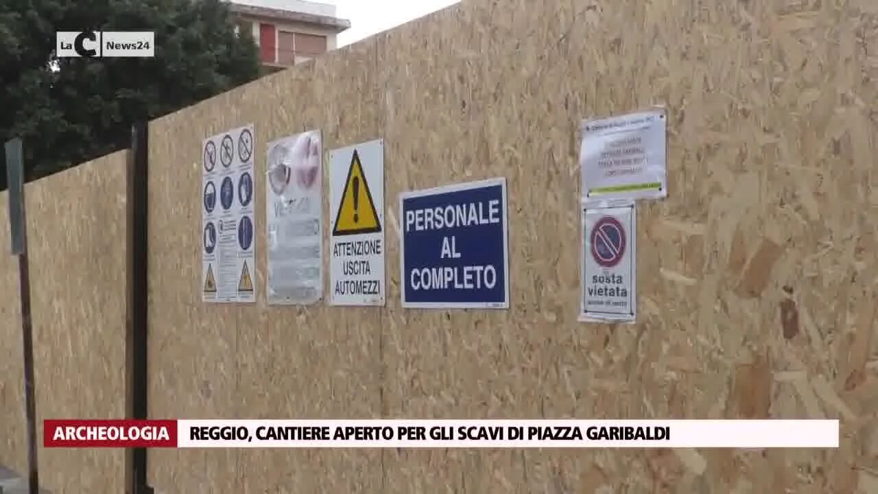 Reggio, cantiere aperto per gli scavi di piazza Garibaldi