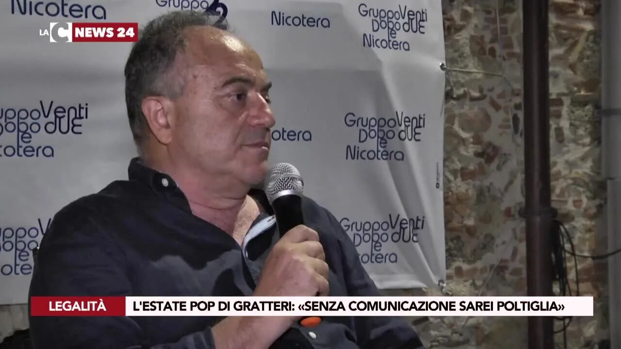 L'estate pop di Gratteri: «Senza comunicazione, sarei poltiglia»