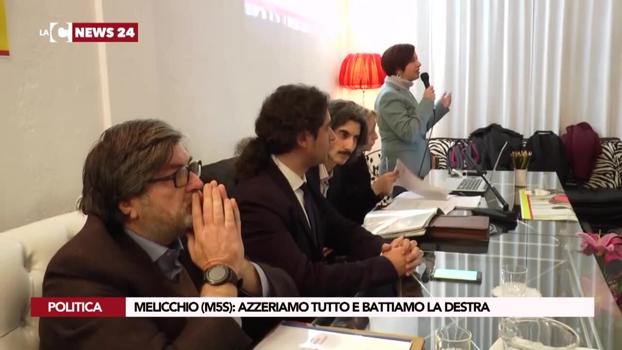 Regionali, Melicchio (M5s): «Azzeriamo tutto e battiamo la destra»