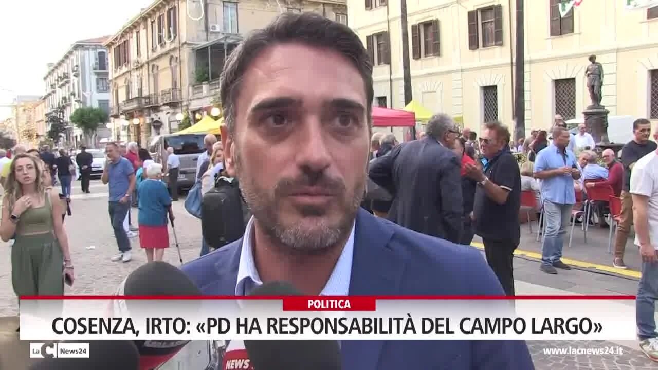 Cosenza, Irto : «Pd ha responsabilità del campo largo»