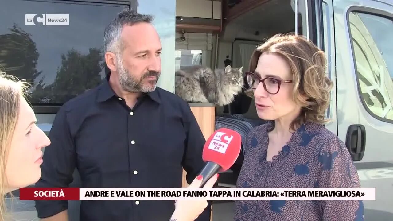 Andre e Vale on the road fanno tappa in Calabria: «terra meravigliosa»