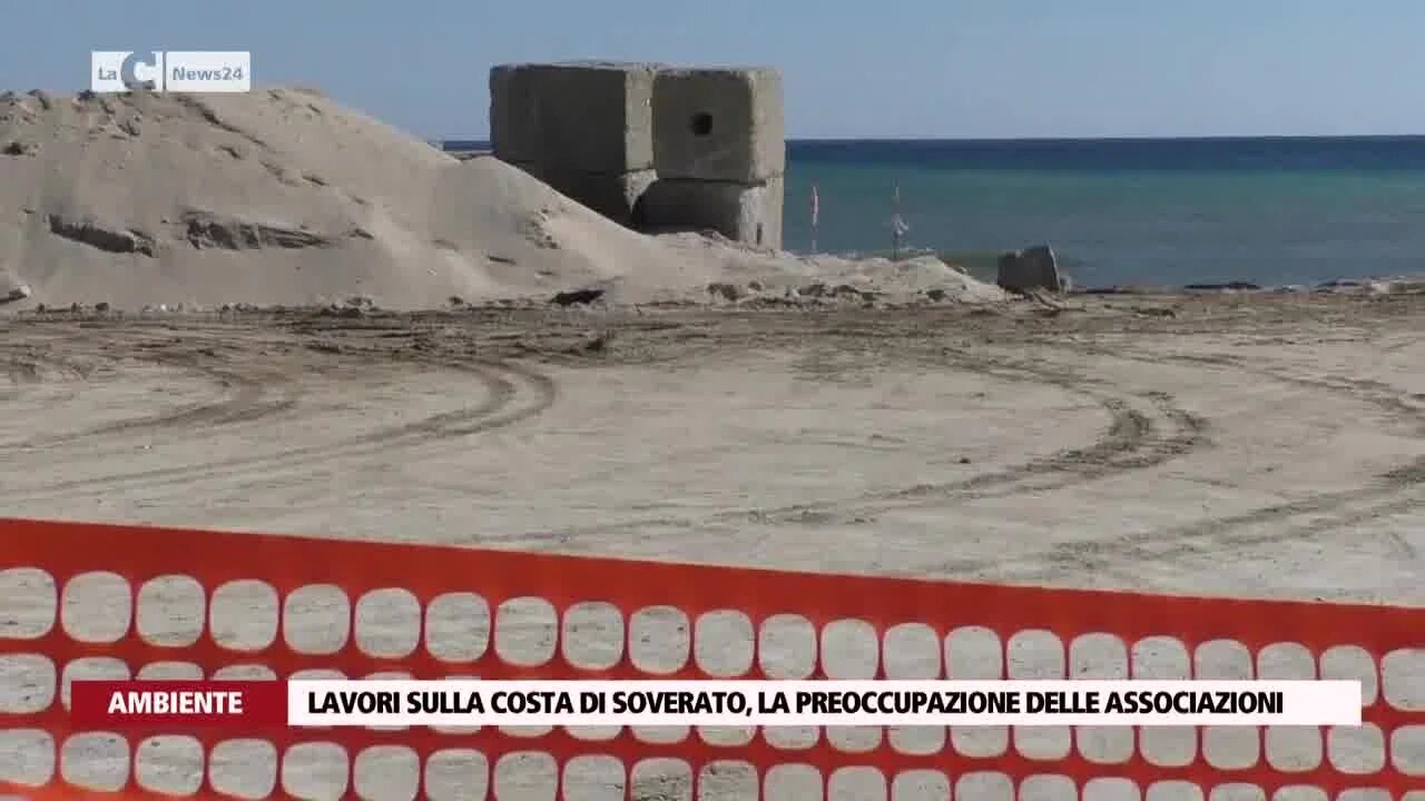 Lavori sulla costa a Soverato, le associazioni: «Lasciate le cose come sono, rispettate la natura»