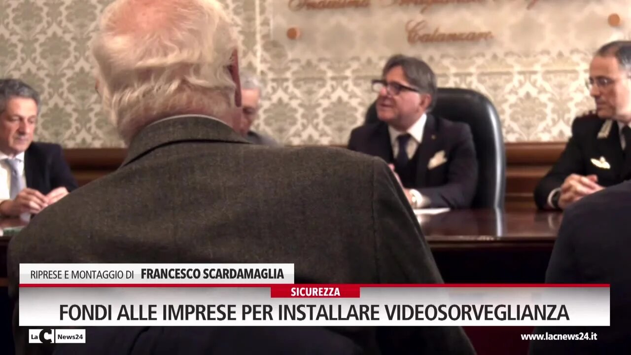 Fondi alle imprese per installare videosorveglianza