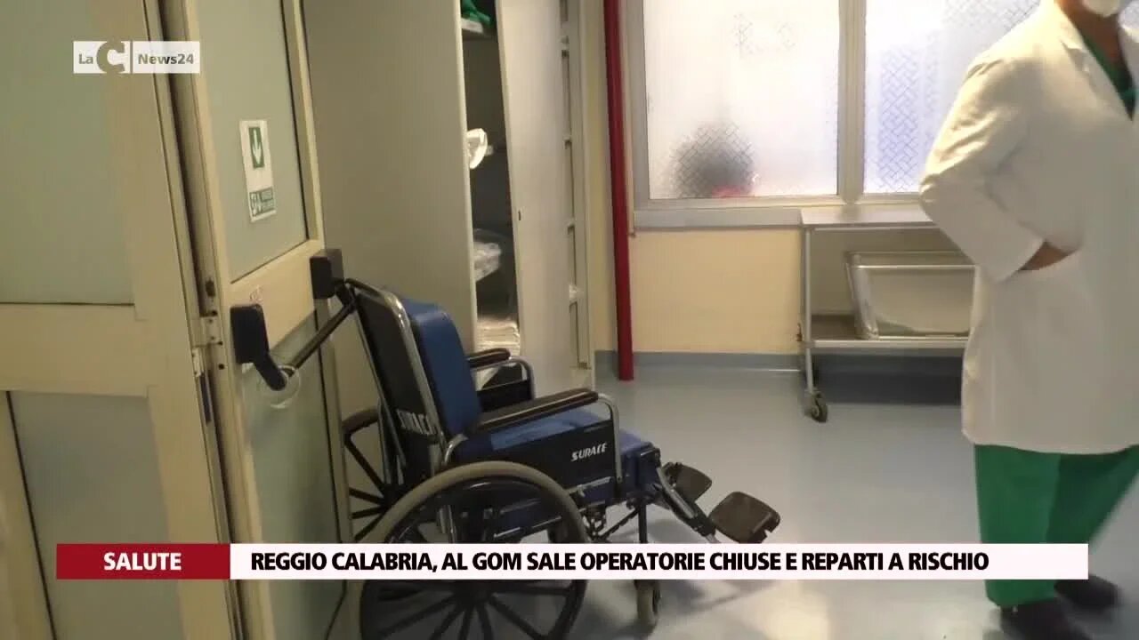 Reggio Calabria, al Gom sale operatorie chiuse e reparti a rischio