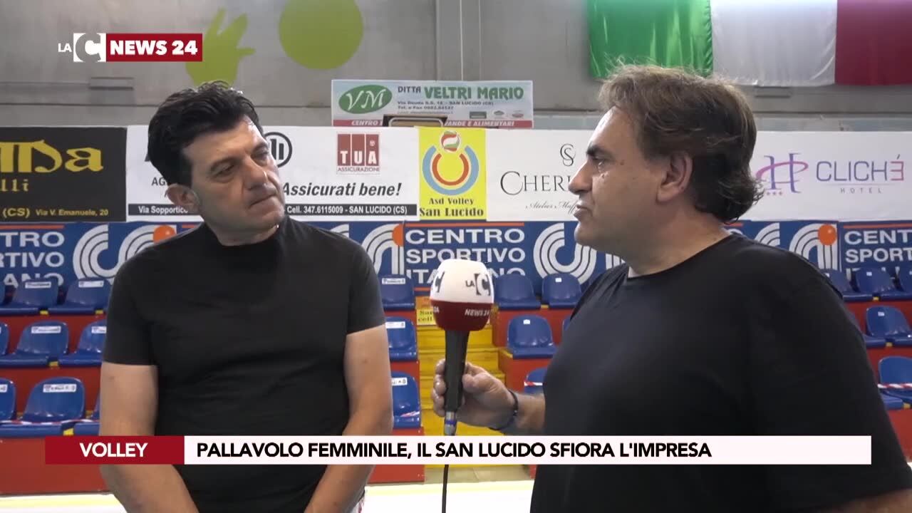 Pallavolo femminile, il San Lucido sfiora l'impresa