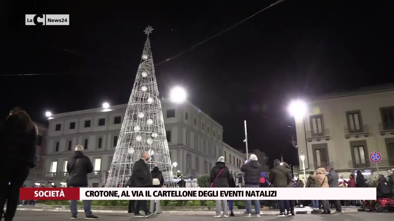 Crotone, al via il cartellone degli eventi natalizi