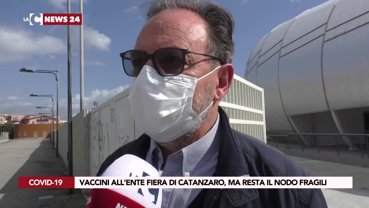 Vaccini all’Ente Fiera di Catanzaro, ma resta il nodo fragili
