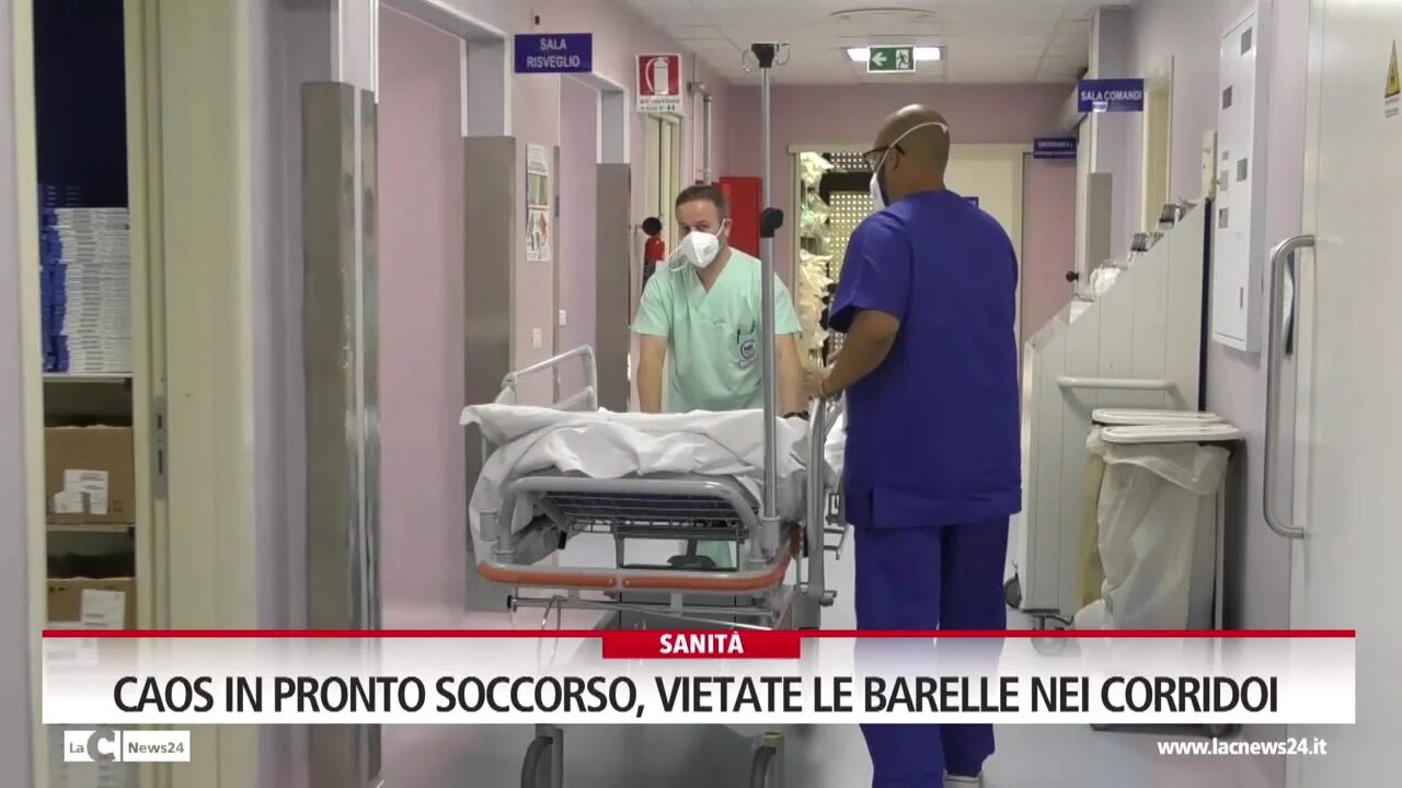 Caos in pronto soccorso, vietate le barelle nei corridoi