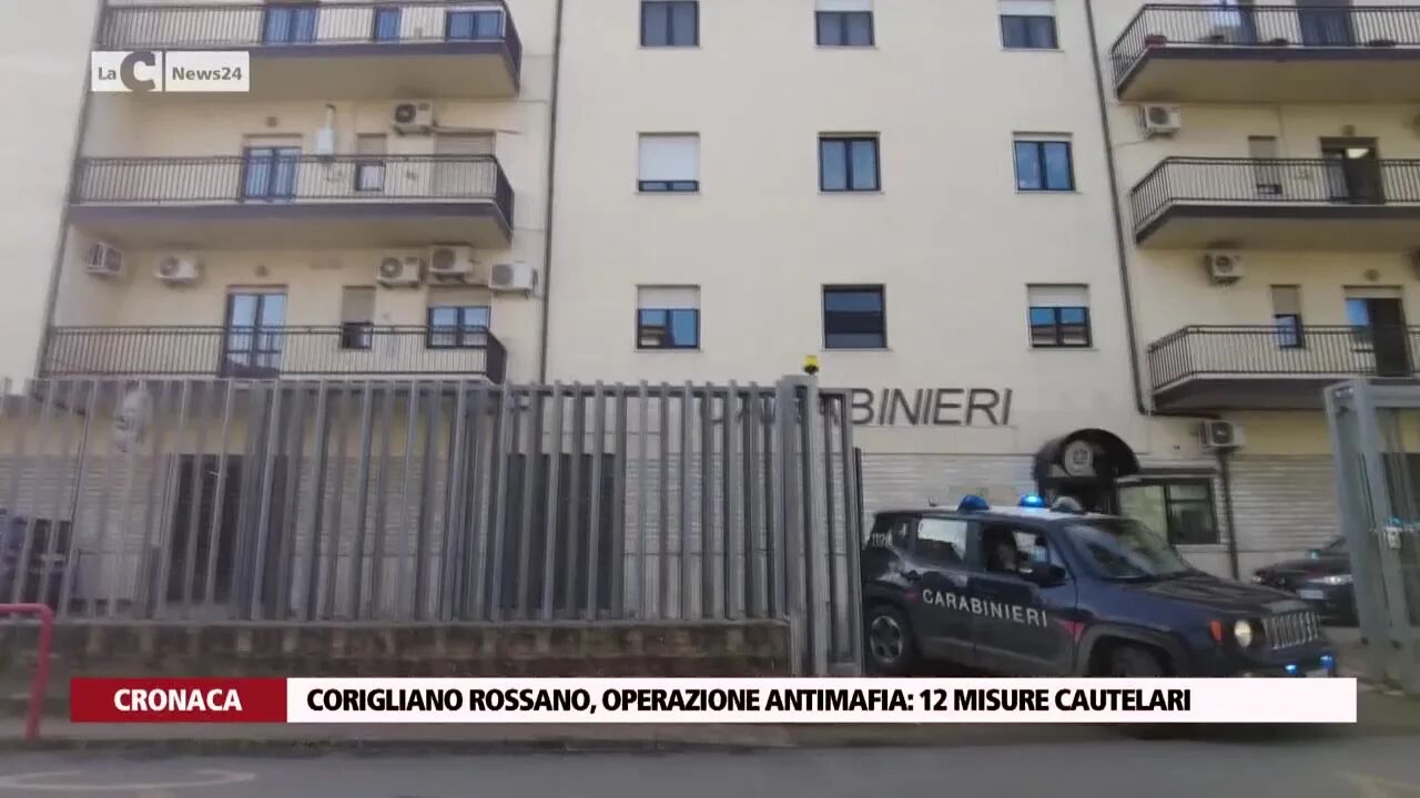 Corigliano Rossano, operazione antimafia: 12 misure cautelari