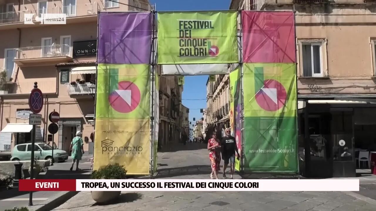 Tropea, un successo il Festival dei cinque colori