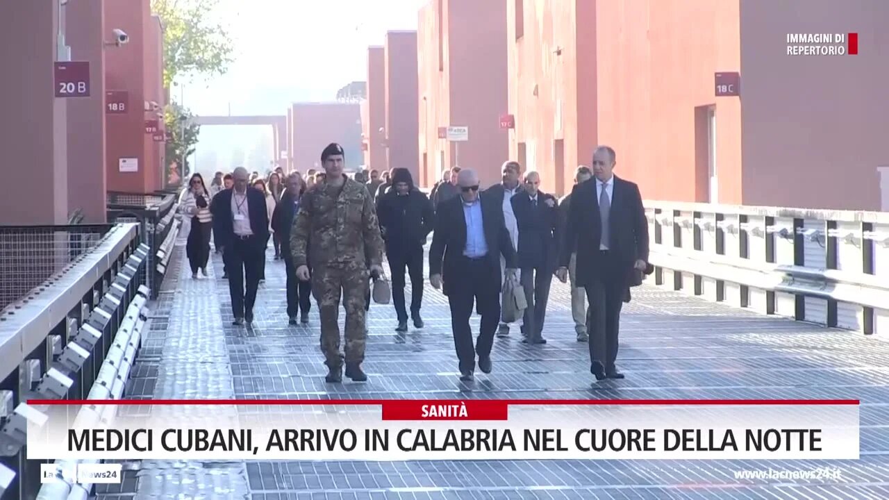 Medici cubani, arrivo in Calabria nel cuore della notte