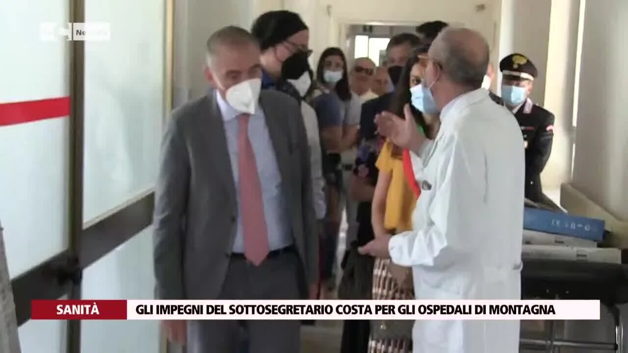 Gli impegni del sottosegretario Costa per gli ospedali di montagna