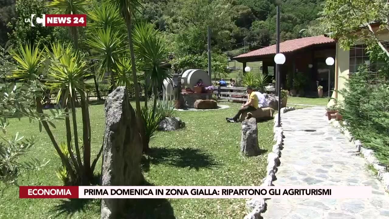 Prima domenica in zona gialla: ripartono gli agriturismi