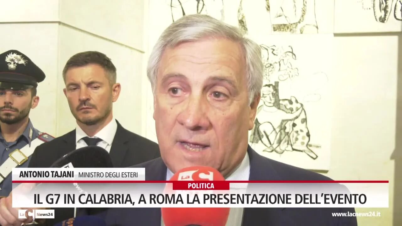 Il G7 in Calabria, a Roma la presentazione dell’evento