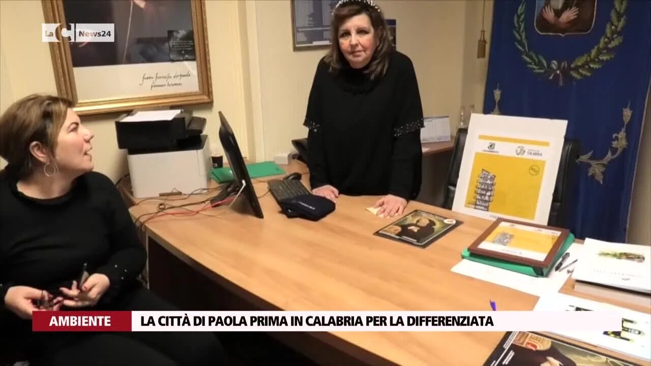 Paola al primo posto in Calabria per la raccolta differenziata, il sindaco: «Merito dei cittadini»