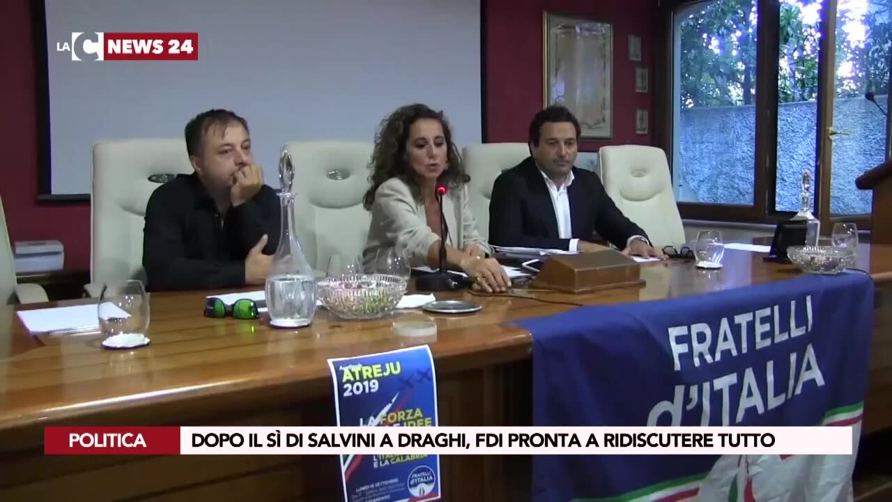 Dopo il sì di Salvini a Draghi, Fdi pronta a ridiscutere tutto