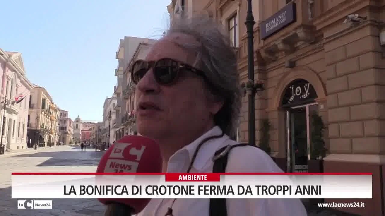 La bonifica di Crotone ferma da troppi anni