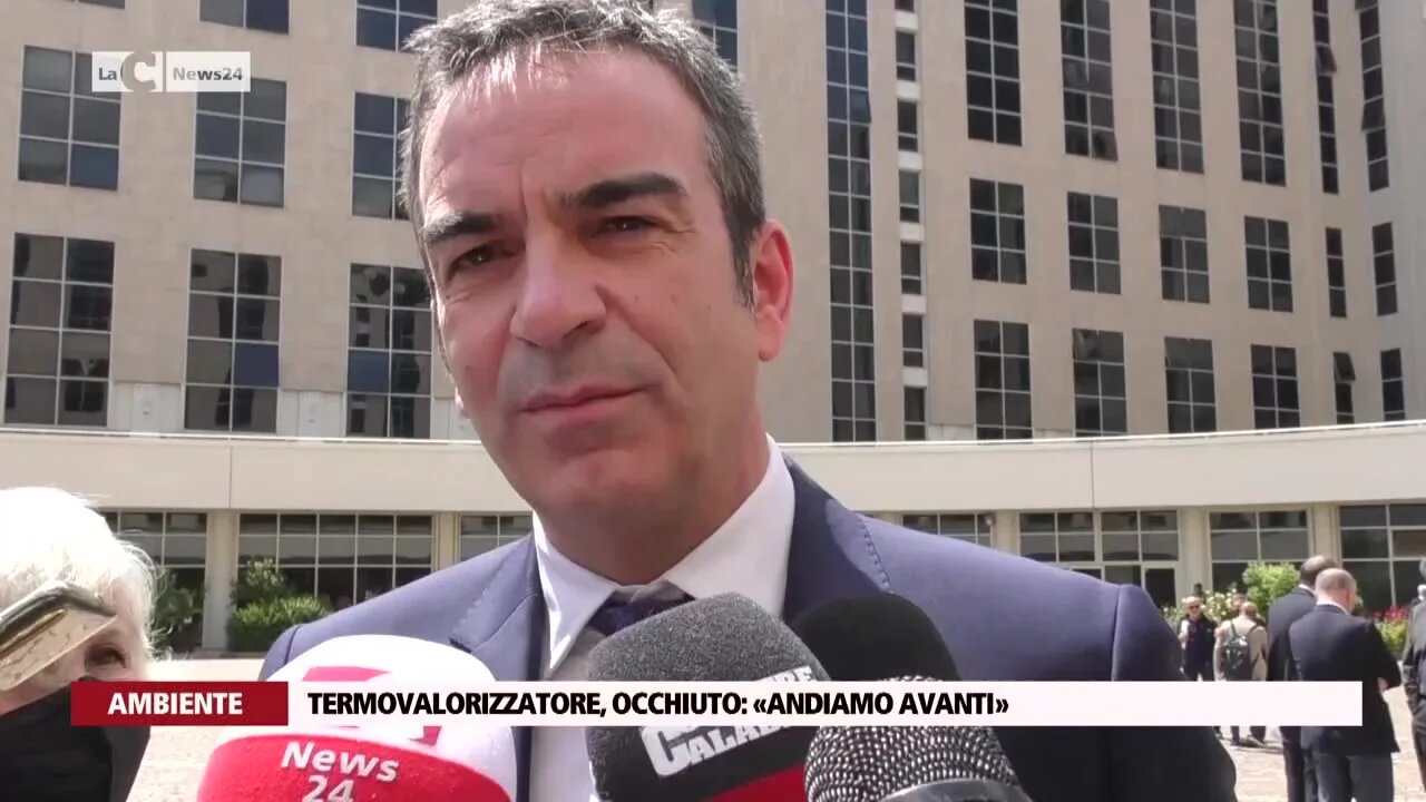 Termovalorizzatore, Occhiuto: «Andiamo avanti»