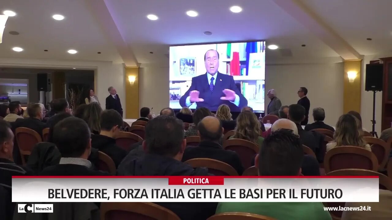 Belvedere, Forza Italia getta le basi per il futuro