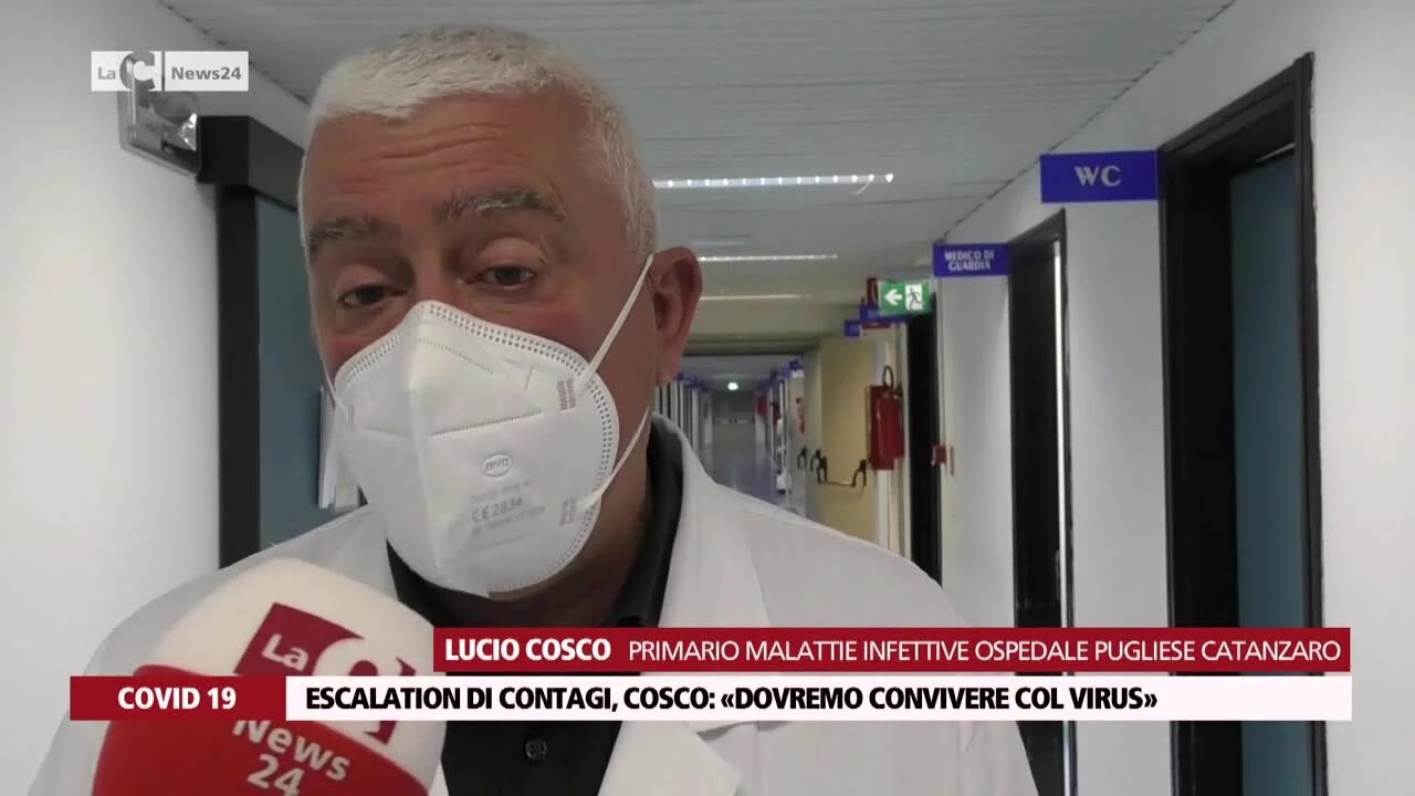 Escalation di contagi, Cosco: «Dovremo convivere col virus»