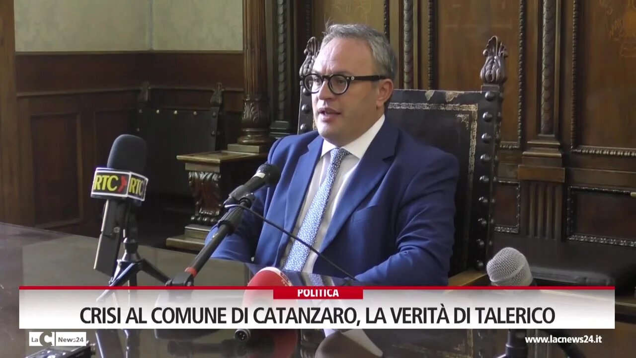 Catanzaro, Talerico: «Voto anticipato? No al commissariamento ora, ma a gennaio possiamo dimetterci e andare alle urne a giugno»