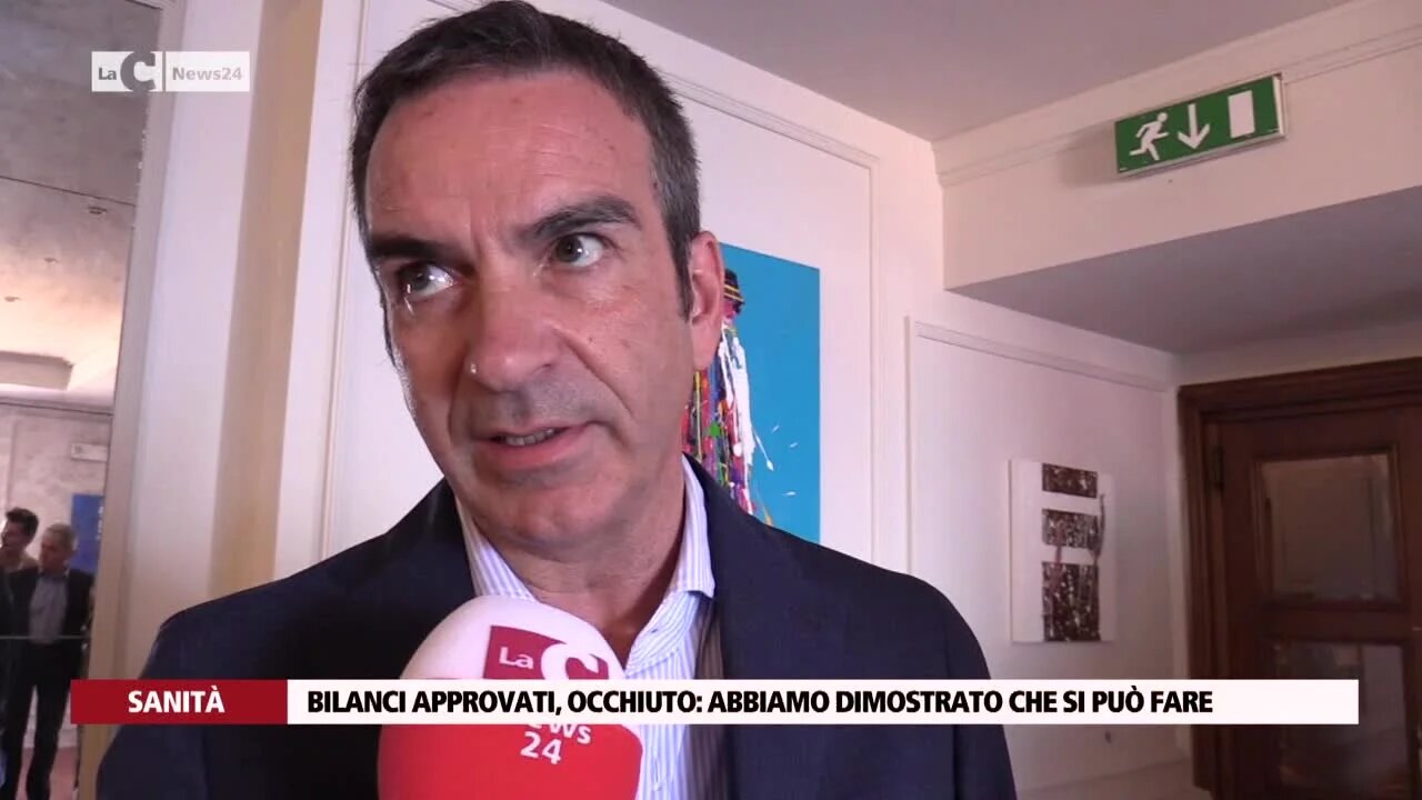 Bilanci approvati, Occhiuto: «Abbiamo dimostrato che si può fare»