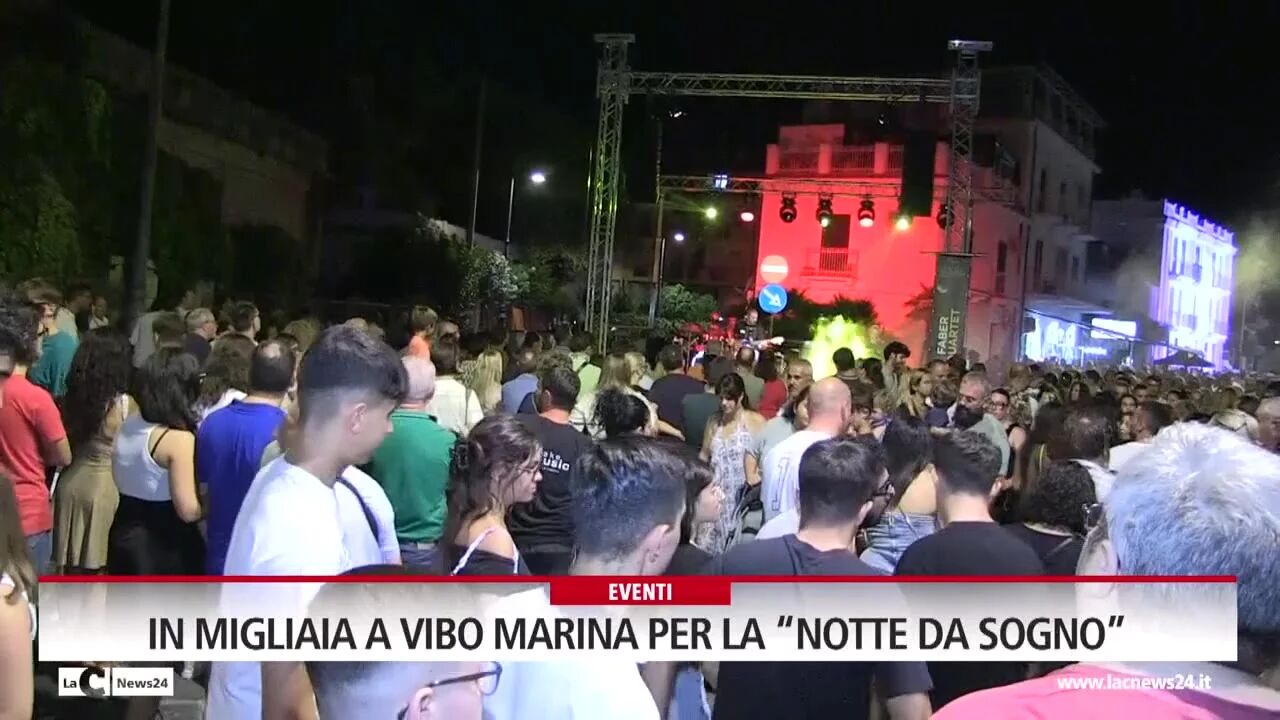 In migliaia a Vibo Marina per la “Notte da sogno”