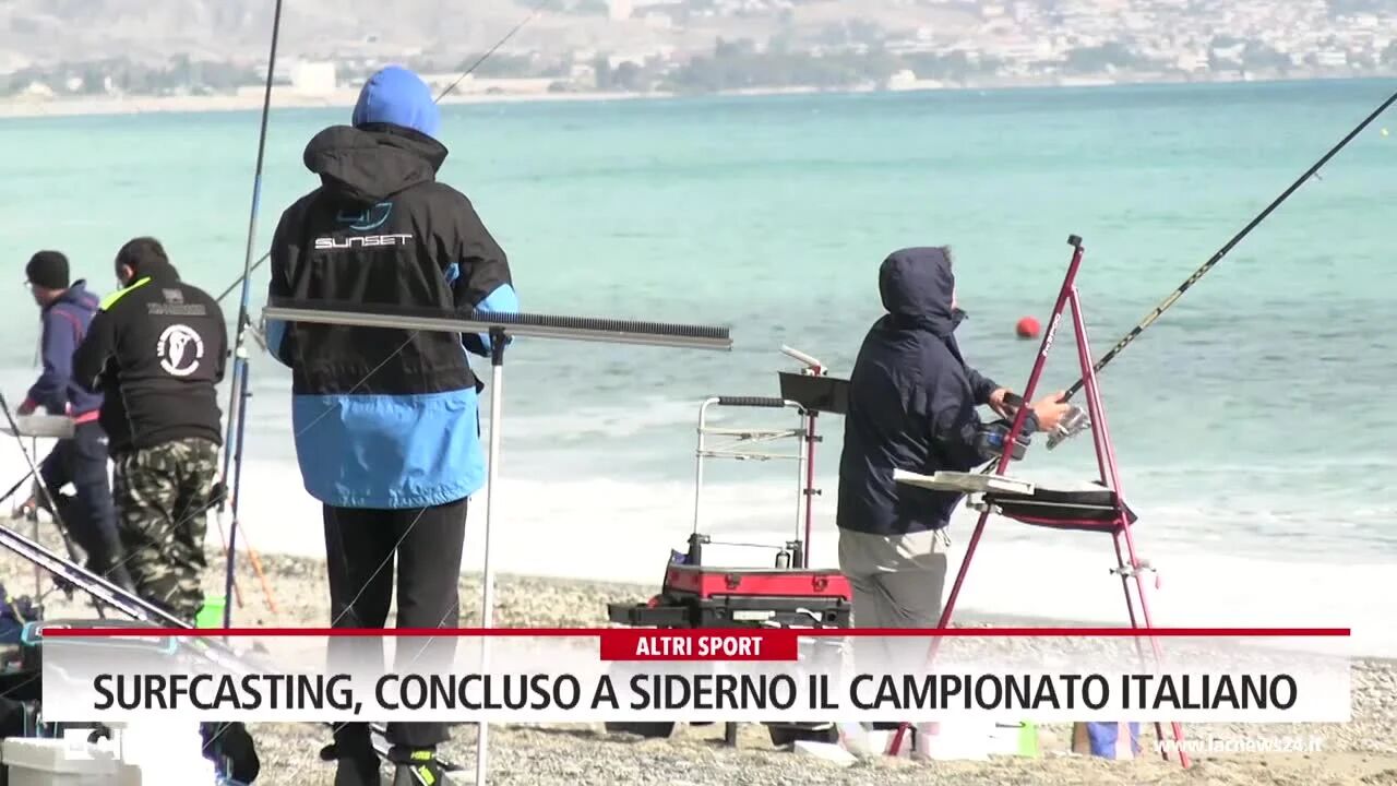 Surfcasting, concluso a siderno il campionato italiano