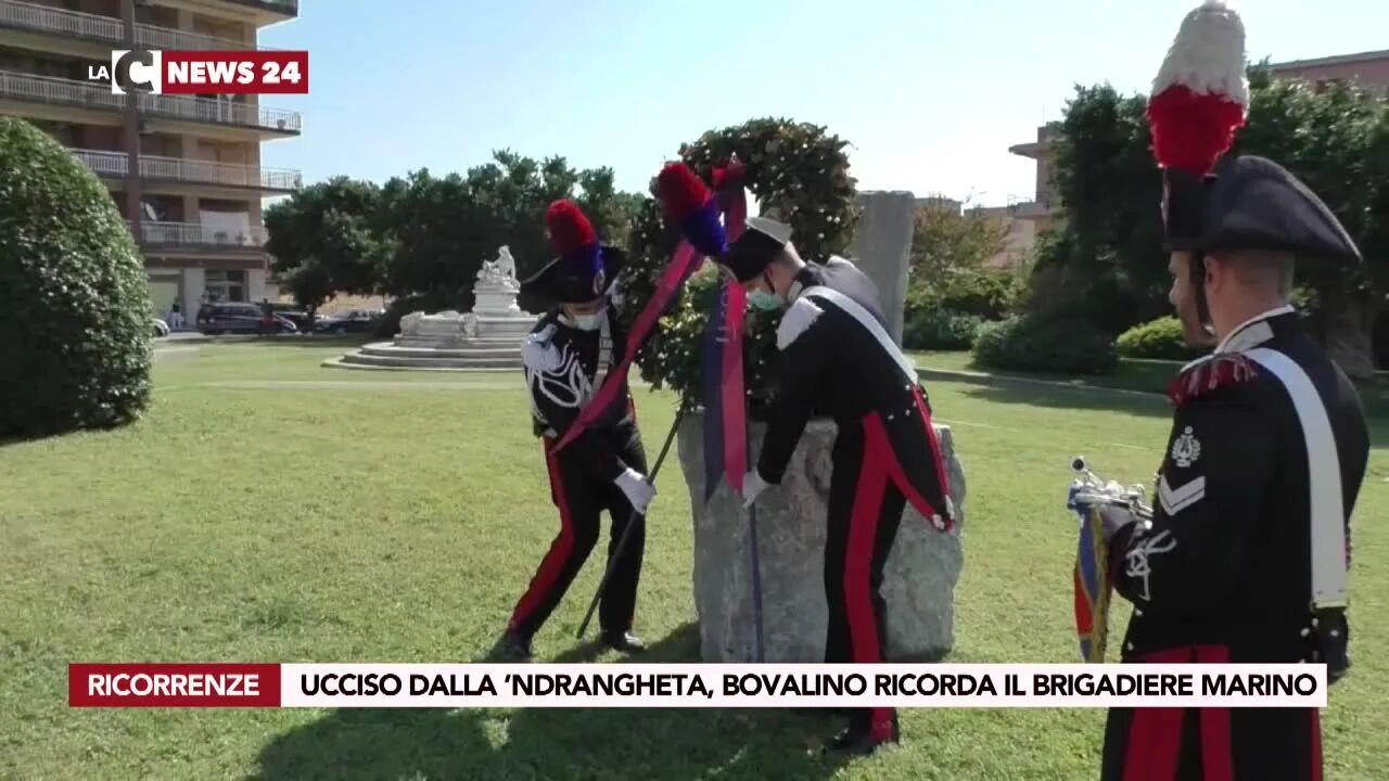 Ucciso dalla ’ndrangheta, Bovalino ricorda il brigadiere Marino