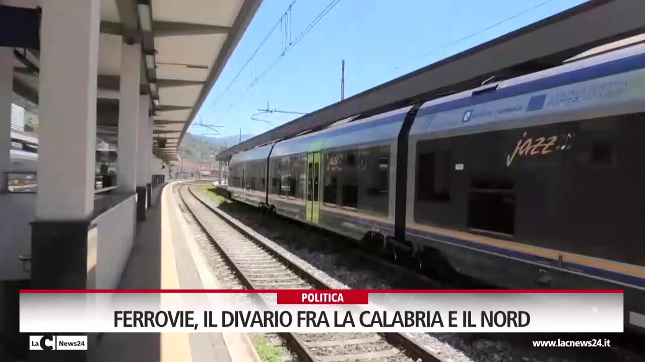 Ferrovie, il divario fra la Calabria e il Nord