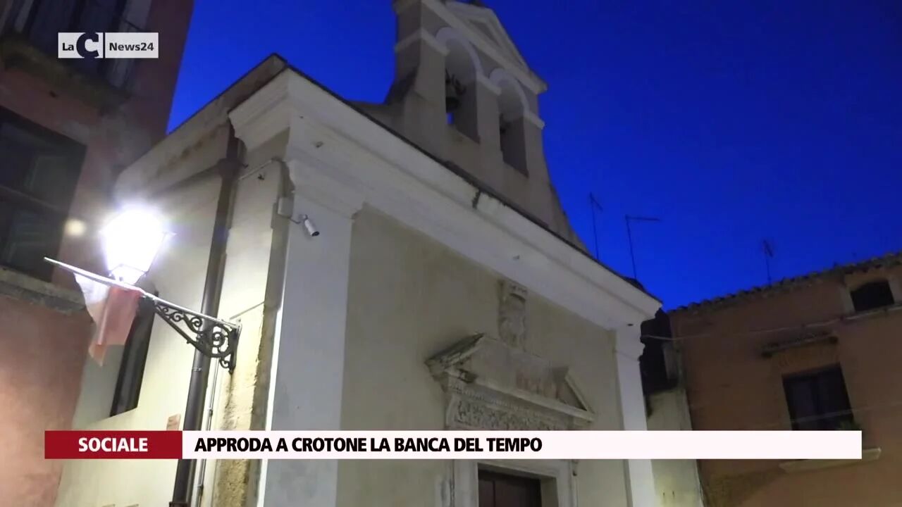 Approda a Crotone la Banca del tempo