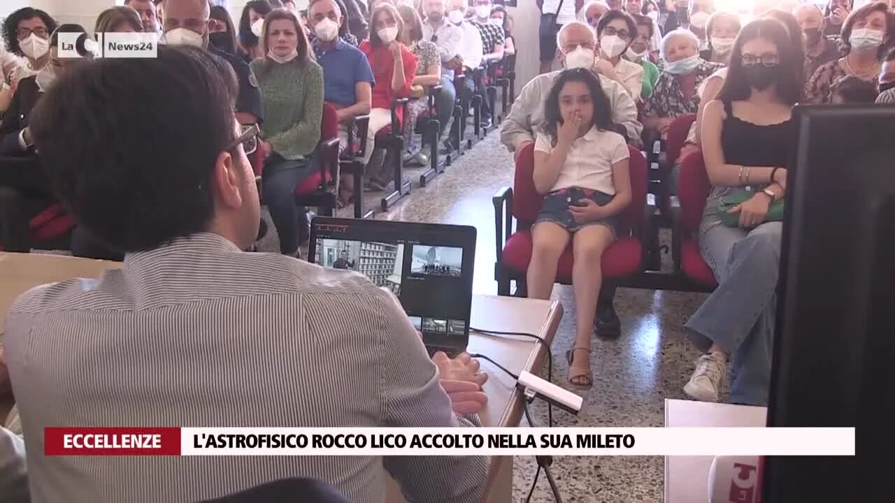 L'astrofisico Rocco Lico accolto nella sua Mileto