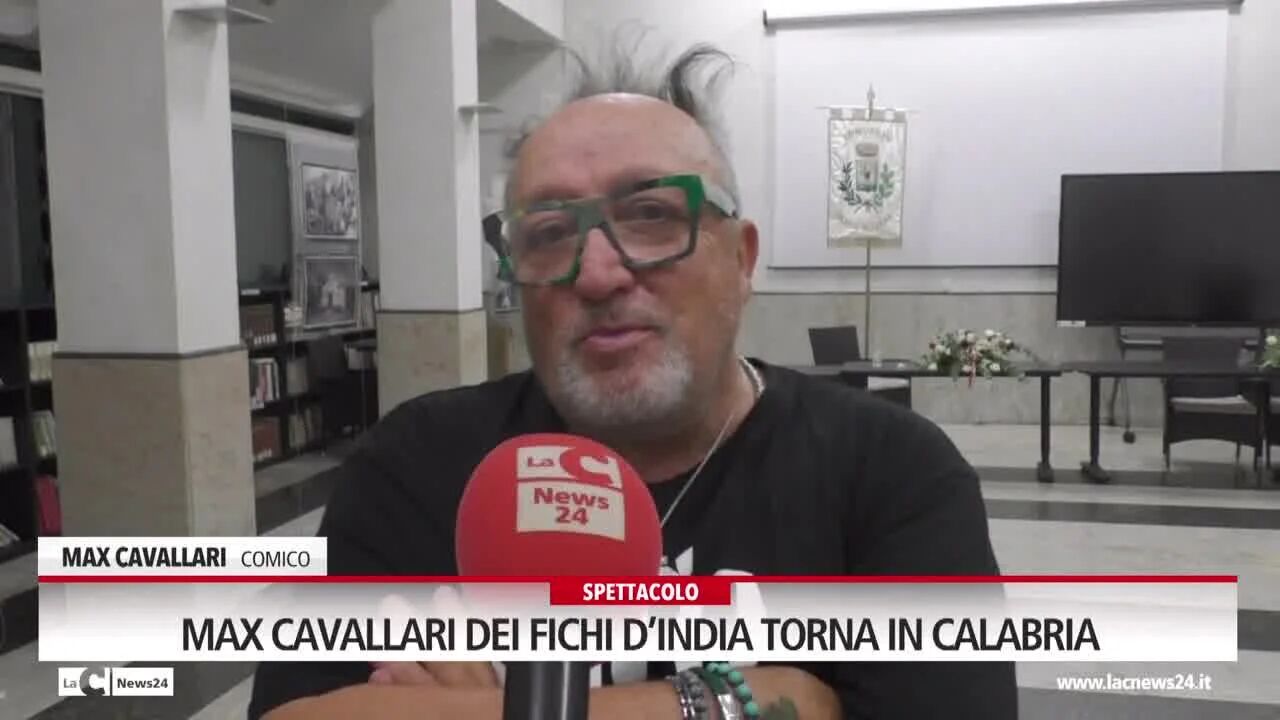 Max Cavallari dei Fichi D’india torna in Calabria
