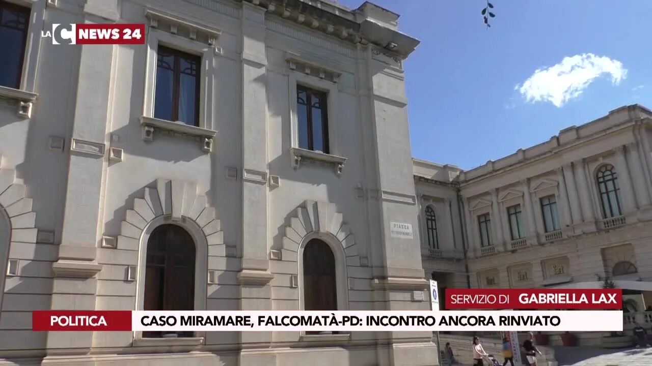 Caso Miramare, Falcomatà-Pd incontro ancora rinviato