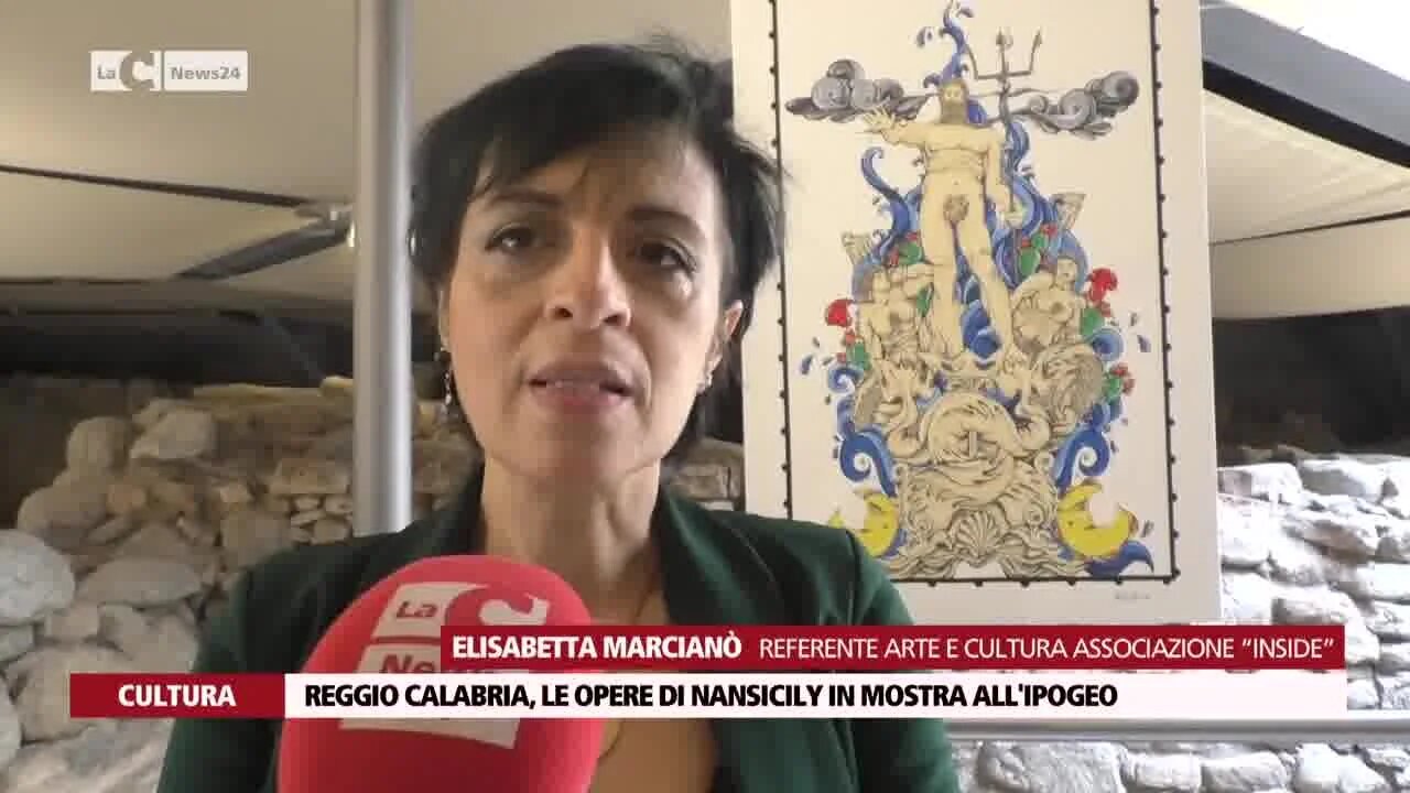 Reggio Calabria, le opere di Nansicily in mostra all'Ipogeo