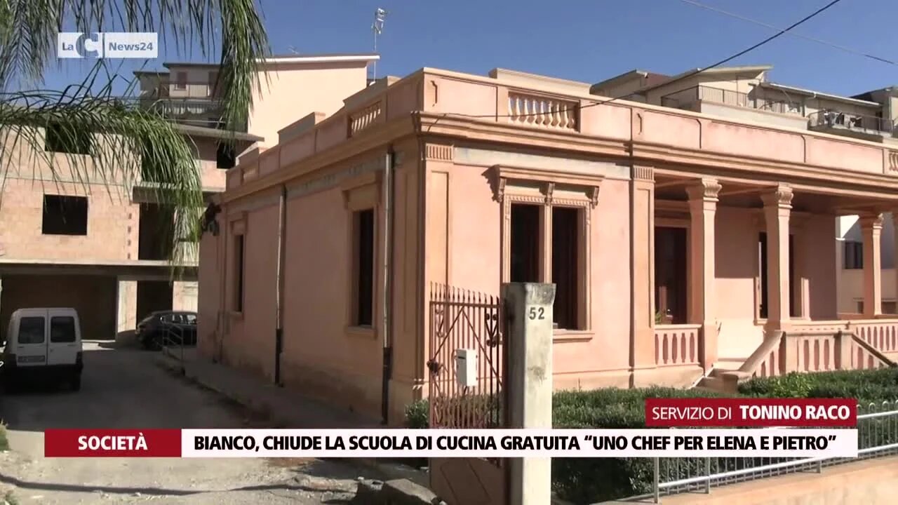 Bianco, chiude la scuola di cucina gratuita “Uno chef per Elena e Pietro”