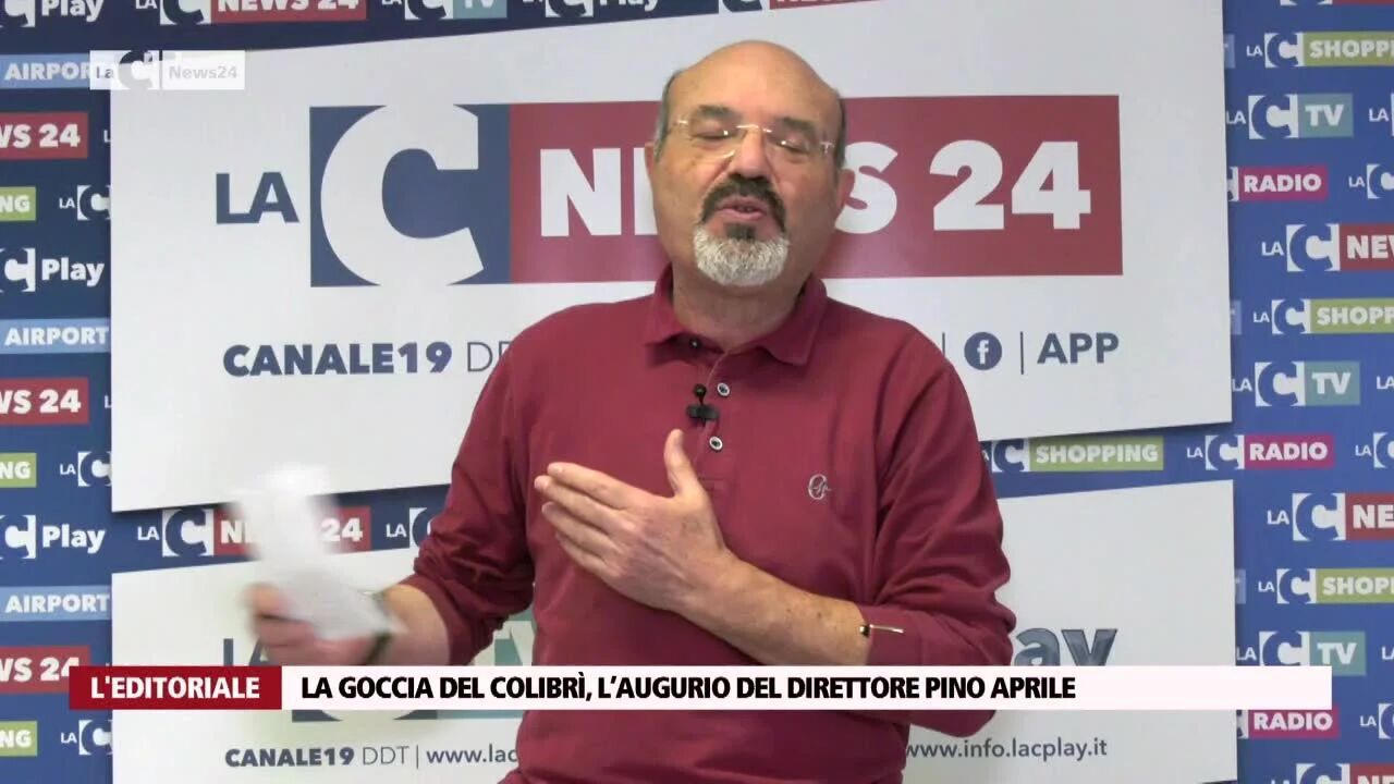 La goccia del colibrì, l’augurio del direttore Pino Aprile